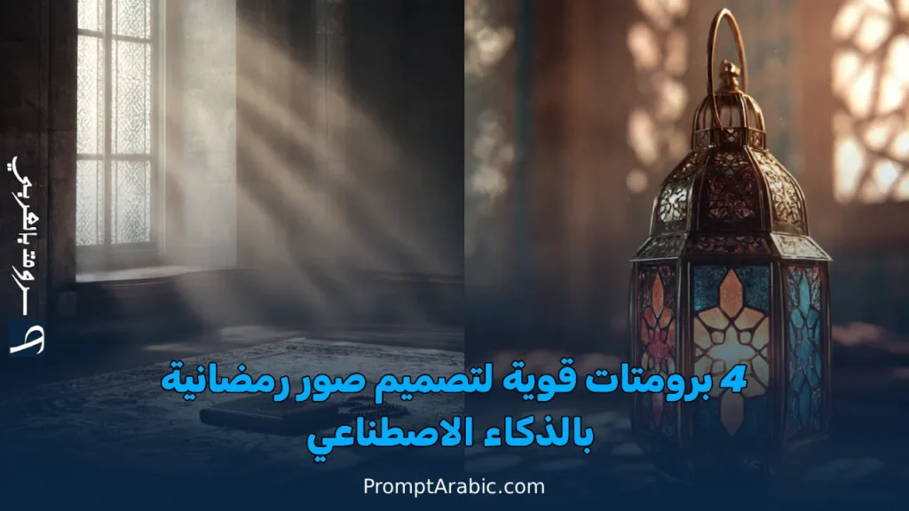 4 برومتات قوية لتصميم صور رمضانية بالذكاء الاصطناعي