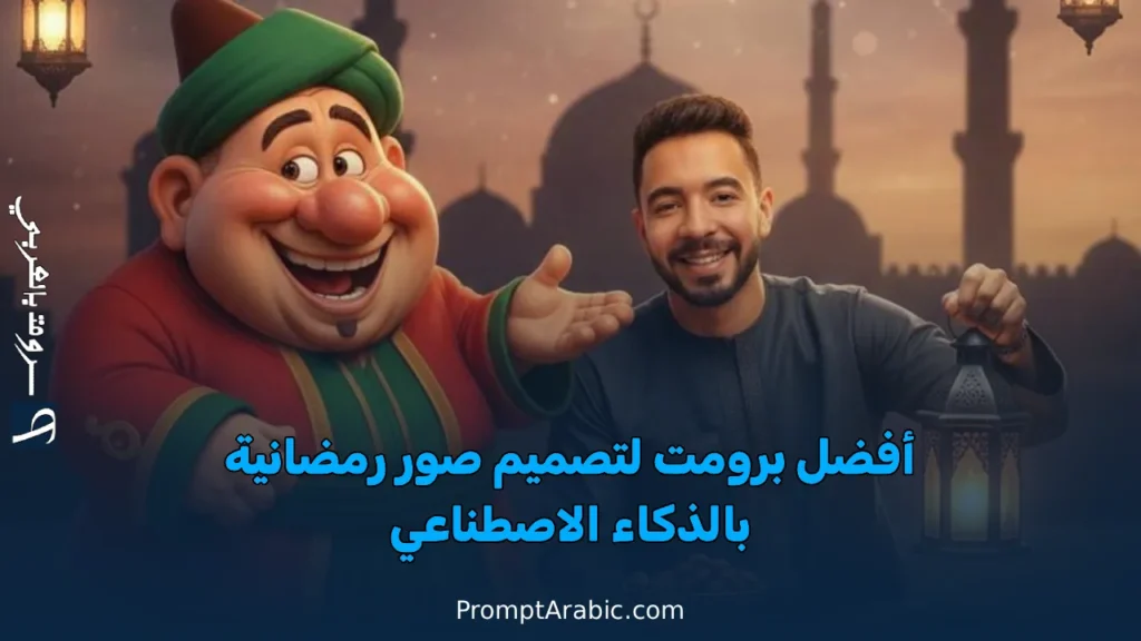 أفضل برومت لتصميم صور رمضانية بالذكاء الاصطناعي (جاهز للنسخ)
