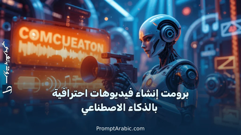 برومت احترافي لإنشاء فيديوهات بالذكاء الاصطناعي بجودة عالية، مناسب لتيك توك ويوتيوب وإنستغرام