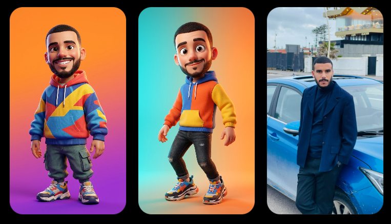 برومبت تحويل صورة إلى كاريكاتير 3D باستخدام الذكاء الاصطناعي