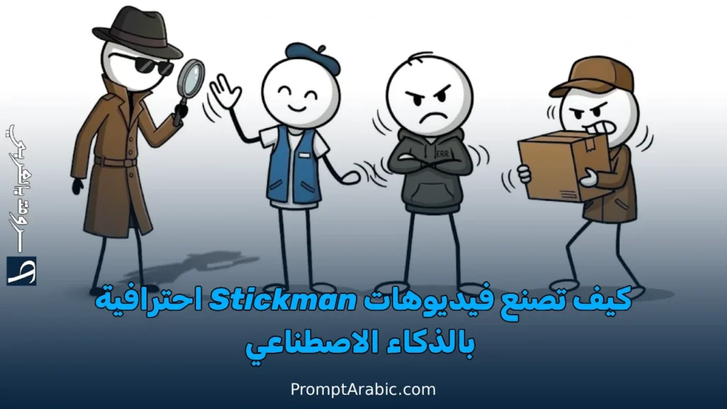 كيف تصنع فيديوهات Stickman احترافية بالذكاء الاصطناعي